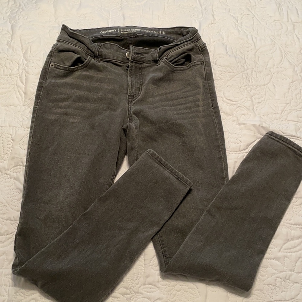 Off black skinny jeans